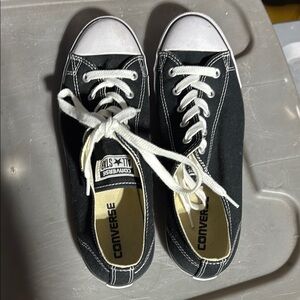 Converse Kids Black and White Sneakers
